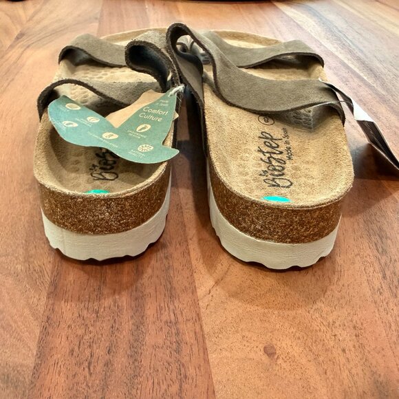 Size 8 Biostep Sandals - brown suede double strap - NWT - Picture 4 of 6
